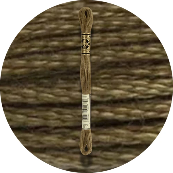 DMC Mouliné Spécial 25 Broderigarn, Ensfarvet, Neutrale nuancer